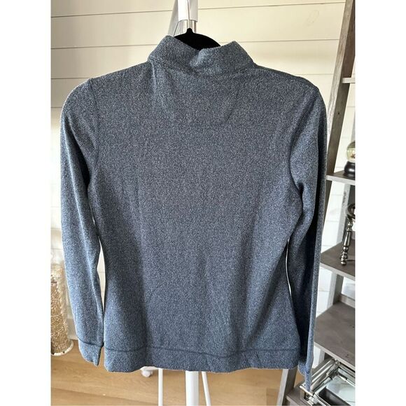 Greg Norman Women's Dark Heather Gray 1/4 Zip Mockneck L/S Pullover Small - Picture 2 of 5